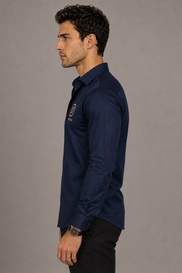 Custom Instagram Username Shirt – Navy Blue