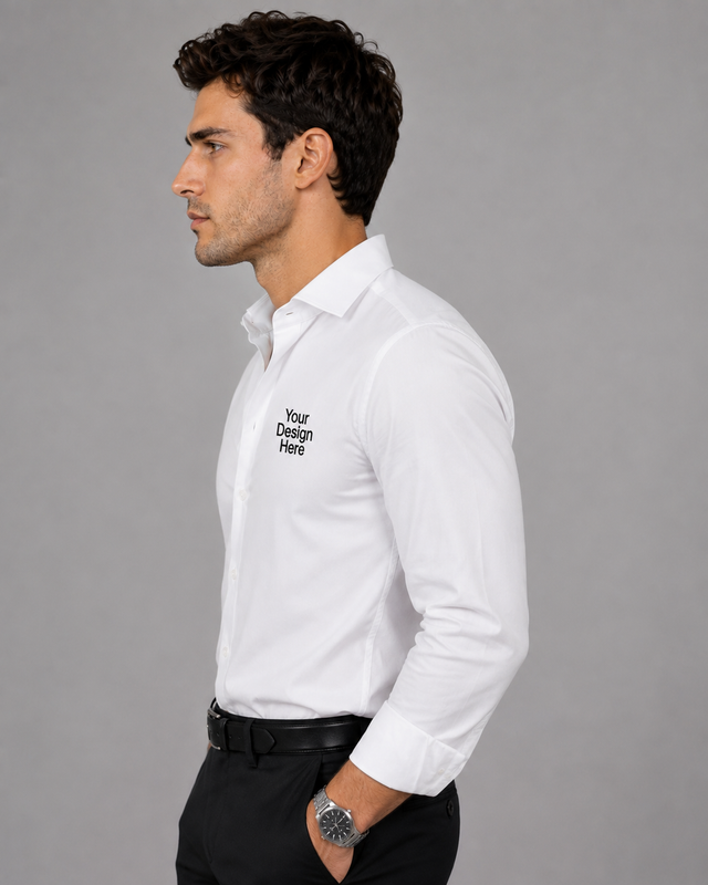 Personalised Embroidery Shirt - White