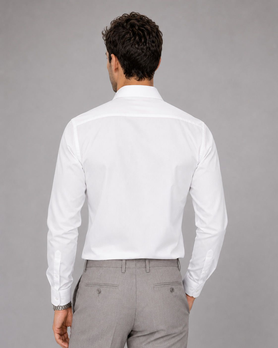 Ganesh Embroidered White Shirt