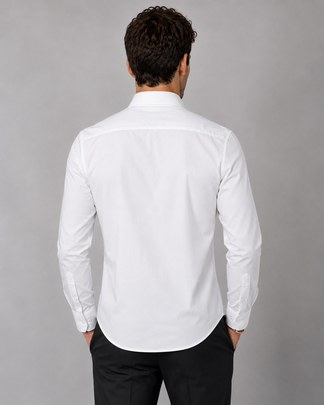 White Ganesh Embroidered Shirt