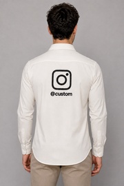Custom Instagram Shirt - Cream