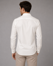 Feather Flight Embroidered Ivory Shirt