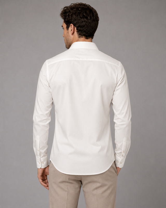 Feather Flight Embroidered Ivory Shirt