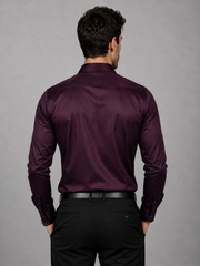 Ganesh Embroidered Wine Shirt