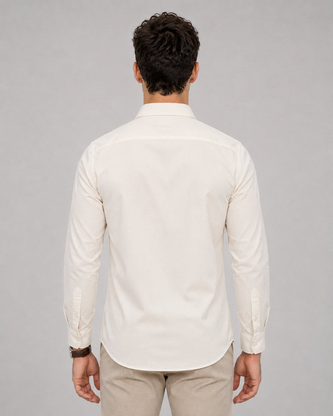 Personalised Embroidered Shirt - Cream