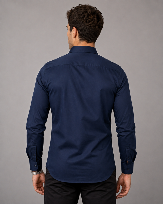 Personalised Embroidered Shirt - Navy Blue