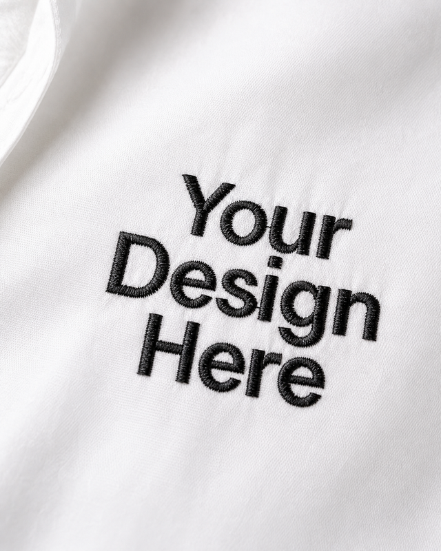 Personalised Embroidery Shirt - White