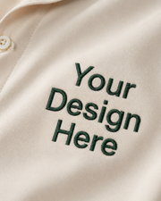 Personalised Embroidered Shirt - Cream