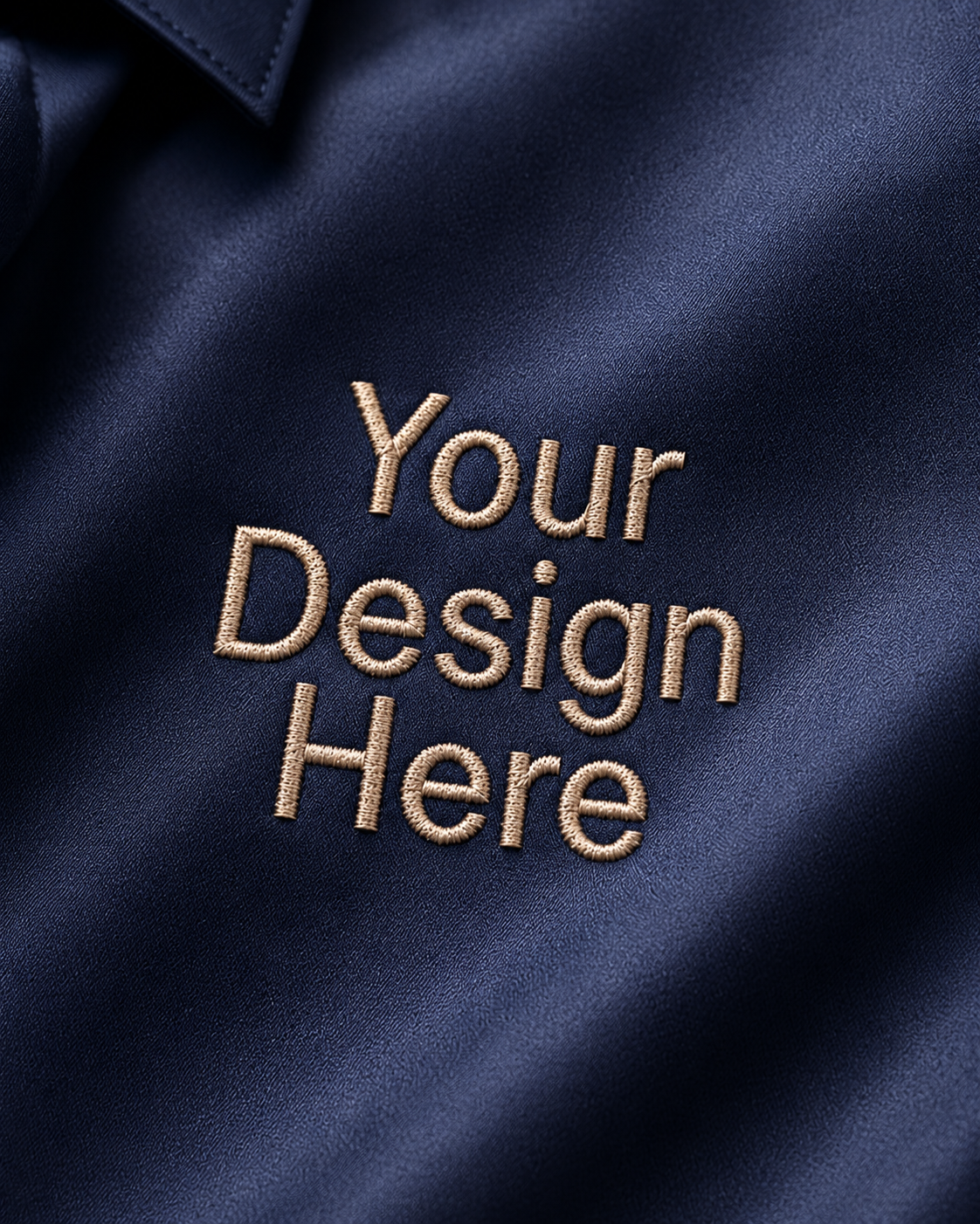 Personalised Embroidered Shirt - Navy Blue