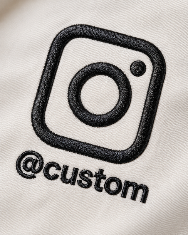 Custom Instagram Shirt - Cream